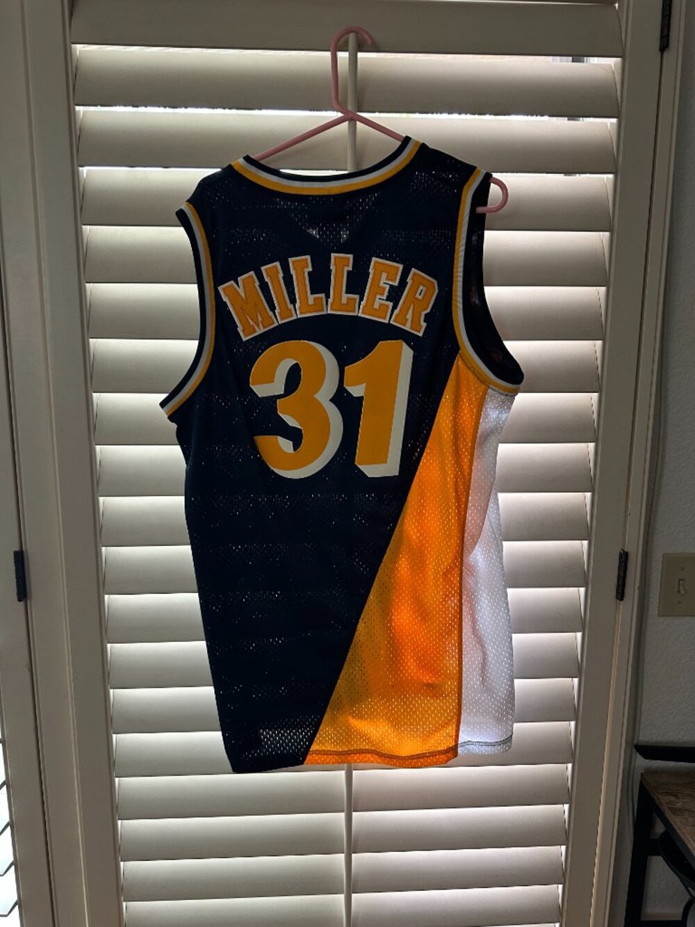 Vintage ADIDAS Reggie Miller #31 Indiana Pacers Basketball Jersey Men’s - Picture 2 of 2